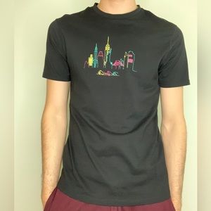 Small ASOS NYC multicolor tee